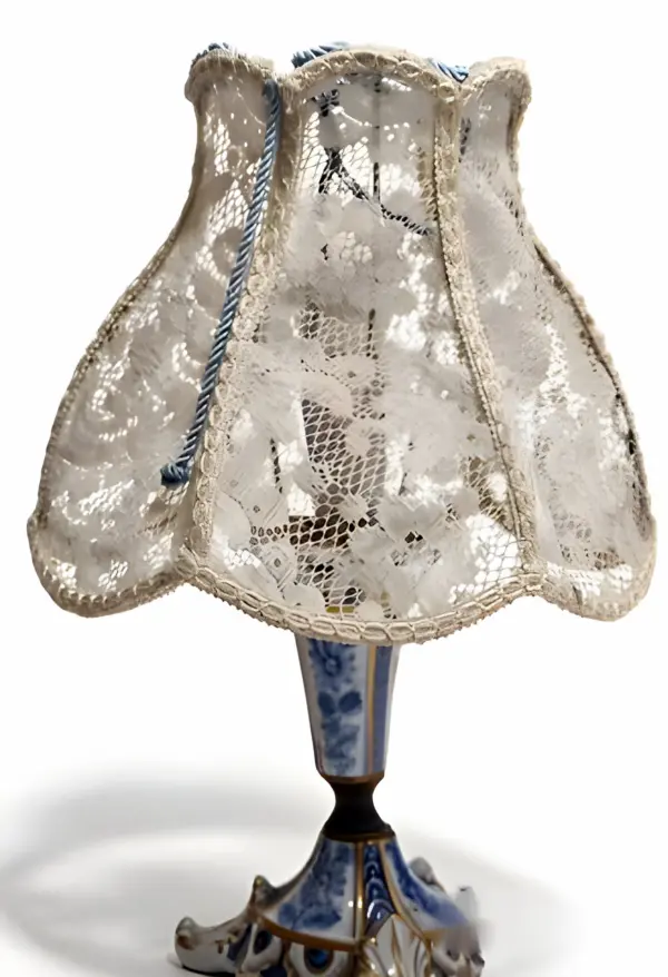 Лампа-Ночник с вышивкой. Capodimonte. Италия — вид 4