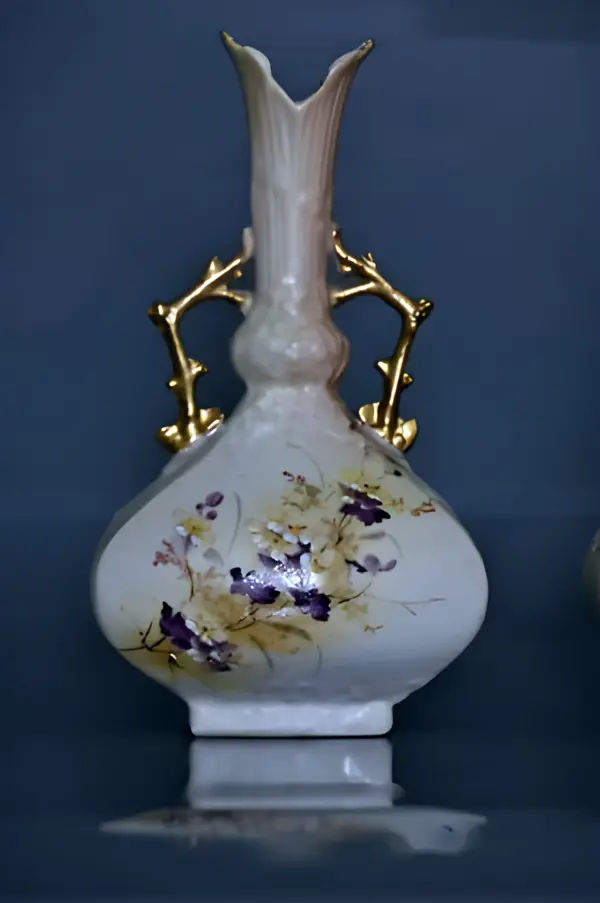 Парные вазы. Royal Worcester. Англия. Сер 19в — вид 8
