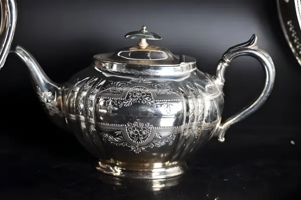 Викторианский сервиз серебрение. Англия 19в — вид 4