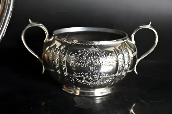 Викторианский сервиз серебрение. Англия 19в — вид 5