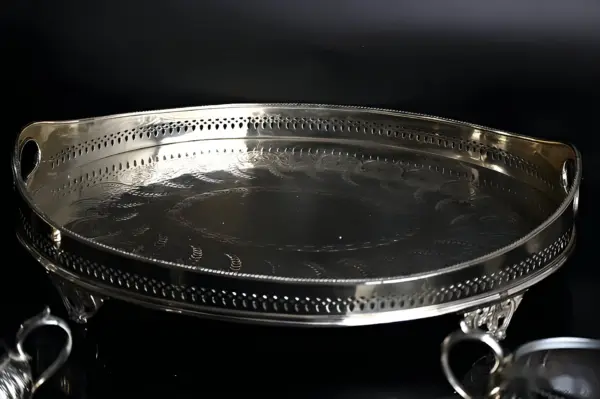 Викторианский сервиз серебрение. Англия 19в — вид 10