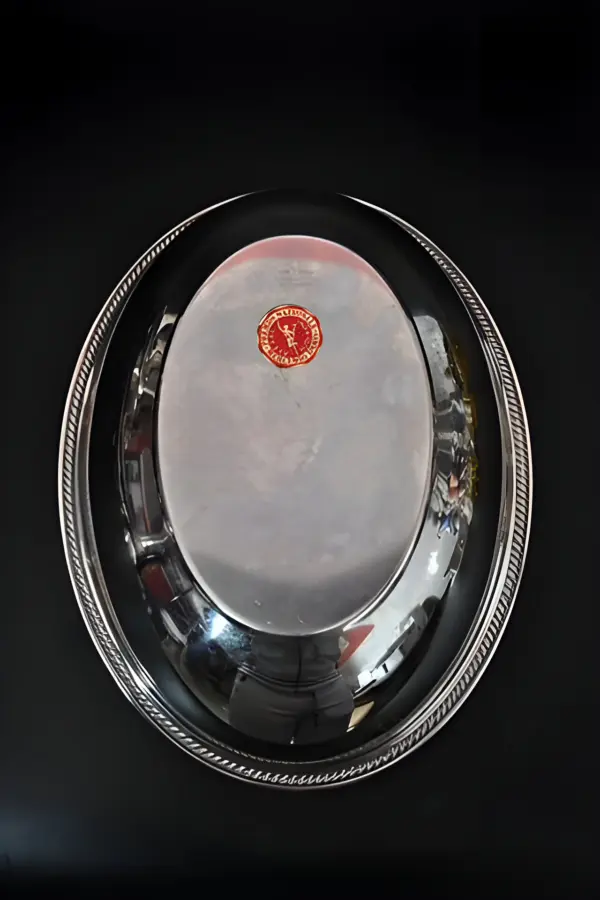 Овальное глубоко блюдо. Mercurio D'oro. Италия — вид 7