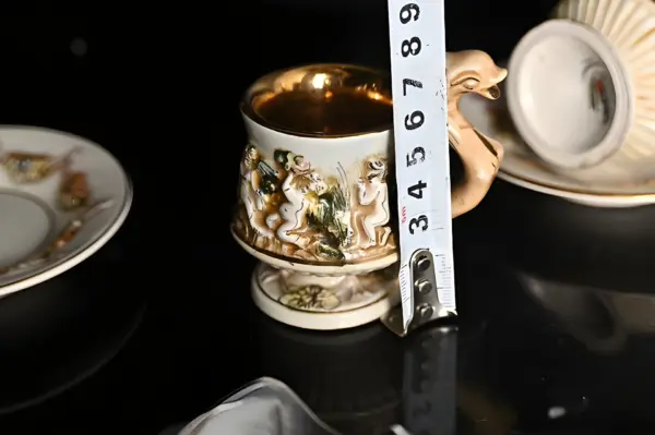 Сет тет-а-тет. Сахарница и 2 пары. Capodimonte — вид 10
