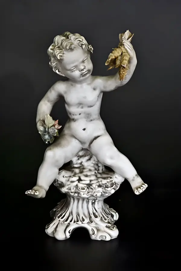Статуэтки ангелы путти. Capodimonte. Италия — вид 2