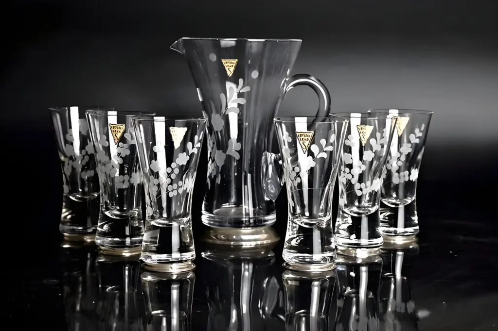 Набор для воды Crystal Lead. Италия. Серебро 800 — вид 1