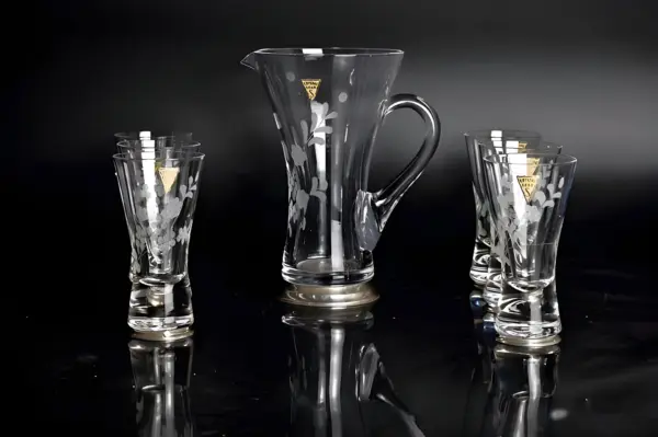 Набор для воды Crystal Lead. Италия. Серебро 800 — вид 2