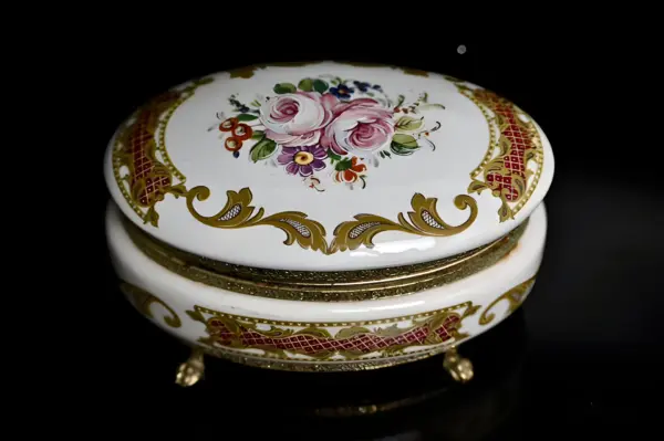 Большие Шкатулки. Фарфор. Limoges. France — вид 2