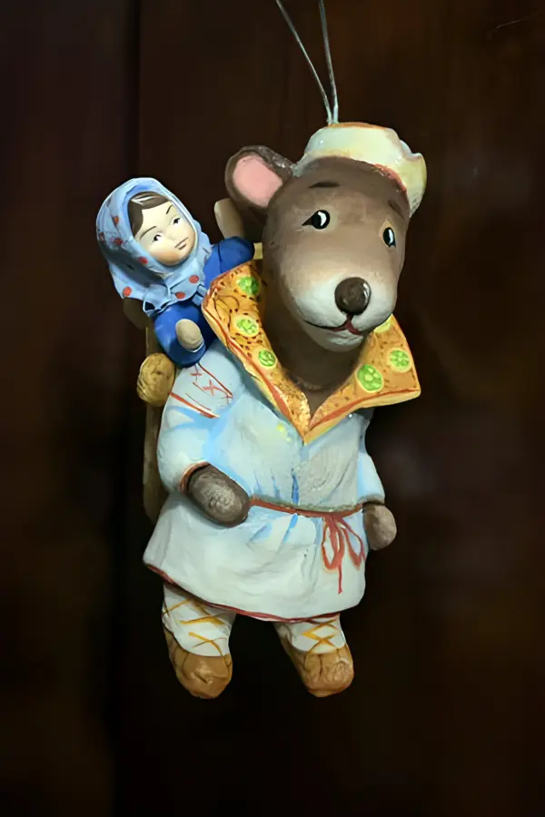 Ватная игрушка на елку. Маша и медведь — вид 1