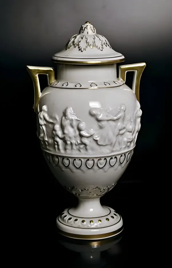 Вазы триптих. Винтаж. Capodimonte. Италия — вид 4