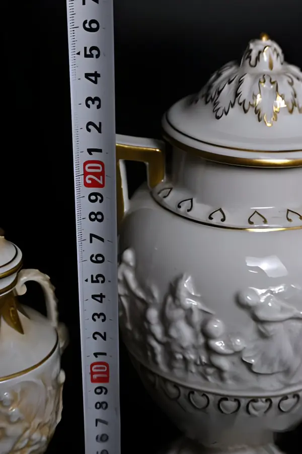 Вазы триптих. Винтаж. Capodimonte. Италия — вид 8