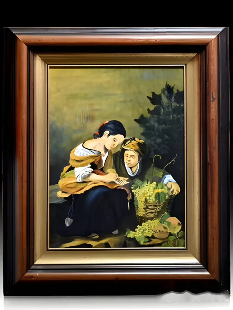 Картина "Сбор винограда". Франция. A'Mortel — вид 1