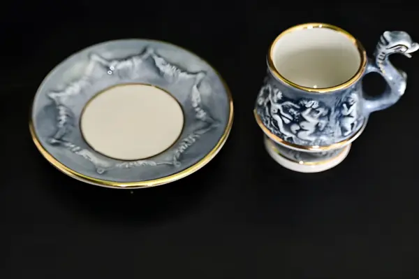 Кофейная пара Capodimonte. Винтаж. Италия 1960 — вид 5