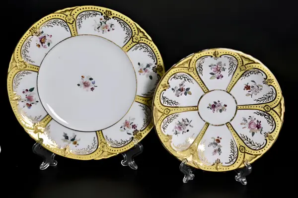 Антикварное Чайное трио Coalport. Англия — вид 4
