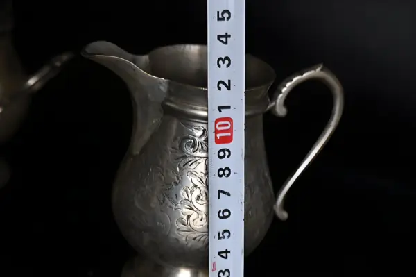 Чайный сервиз 4пр. Серебрение. Винтаж — вид 8