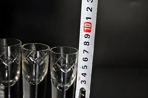 Антикварные рюмки-пули. Конец 19в Царская Россия — вид 8