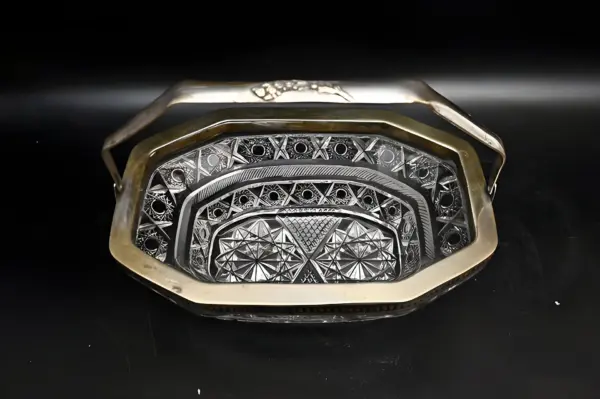 Антикварная ваза с ручкой. Baccarat. 19 в — вид 4