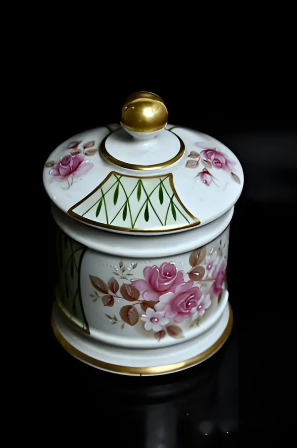 Банка/бисквитница. Limoges. Франция — вид 1