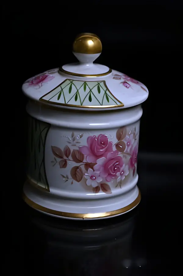 Банка/бисквитница. Limoges. Франция — вид 2