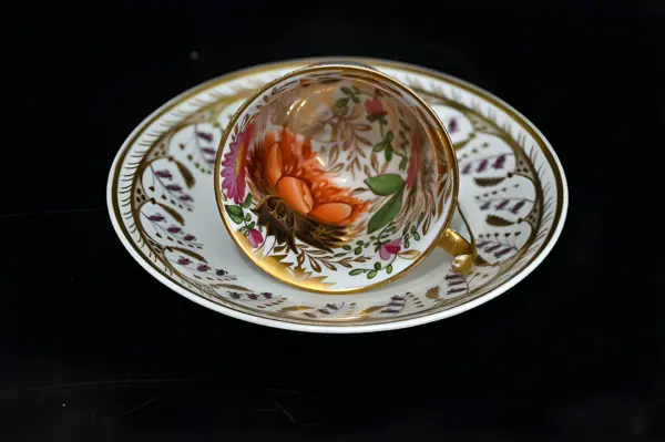 Чайная пара. Редкость Ручная роспись. Spode — вид 2