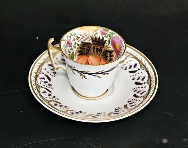 Чайная пара. Редкость Ручная роспись. Spode — вид 4