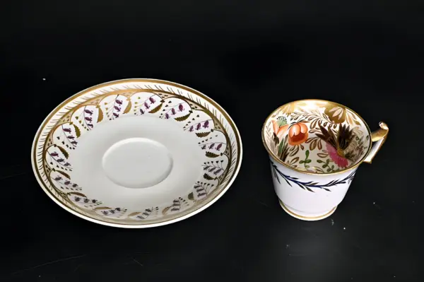 Чайная пара. Редкость Ручная роспись. Spode — вид 6