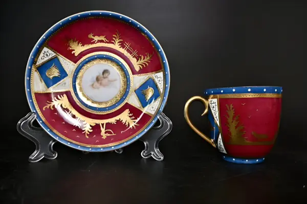 Чайно-кофейные пары. Австрия 1820гг — вид 3