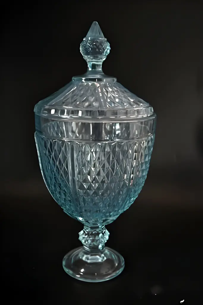 Цветные конфетницы с крышками. Fenton 70х США — вид 1