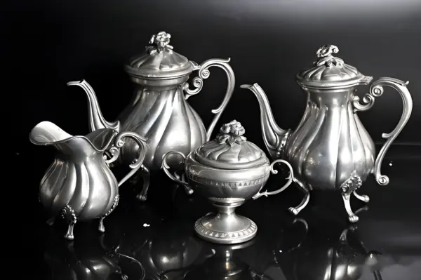 Чайный Сервиз олово. Италия — вид 1