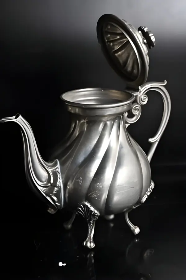 Чайный Сервиз олово. Италия — вид 5